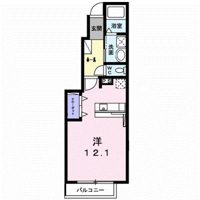 ＬｉｎｏコートⅠ 103【管理NO：1-017764301-01030】 ★家具家電は申し込み後に搬入します★の物件画像