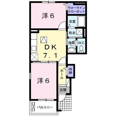 プレンドル　アン　カノン 101【管理NO：1-017530401-01010】 ★家具家電は申し込み後に搬入します★の物件画像