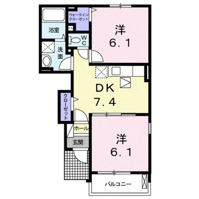 パルティール　Ⅱ 103【管理NO：1-016607602-01030】 ★家具家電は申し込み後に搬入します★の物件画像
