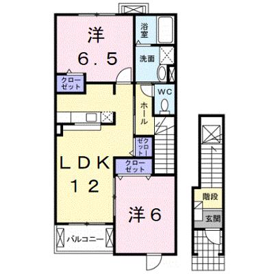 プランドール　３ 203【管理NO：1-015482303-02030】 ★家具家電は申し込み後に搬入しますの物件画像