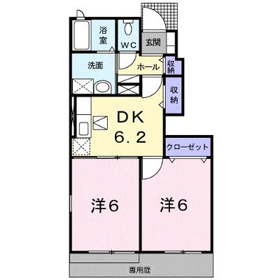 コートジュネス　Ⅱ 103【管理NO：1-015451902-01030】 ★家具家電は申し込み後に搬入します★の物件画像