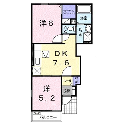 アヴニール　Ⅱ 101【管理NO：1-014851601-01010】 ★家具家電は申し込み後に搬入しますの物件画像