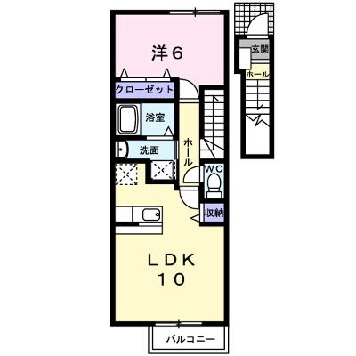 キャトル・セゾンⅡ 203【管理NO：1-013921402-02030】 ★家具家電は申し込み後に搬入します 2026年07月中旬入居可能の物件画像