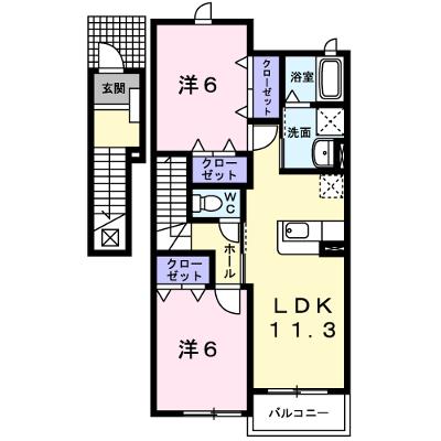 キャトル・セゾンⅠ 202【管理NO：1-013921401-02020】 ★家具家電は申し込み後に搬入します★の物件画像