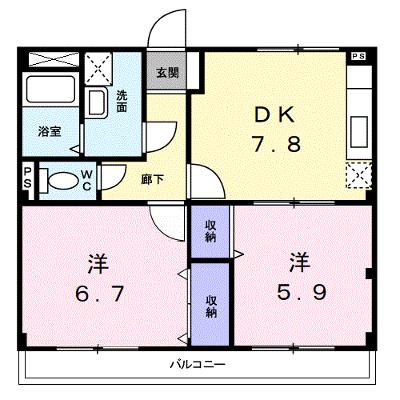 レジダンス・アンソレイエ 301【管理NO：1-007480701-03010】 ★家具家電は申し込み後に搬入します★の物件画像