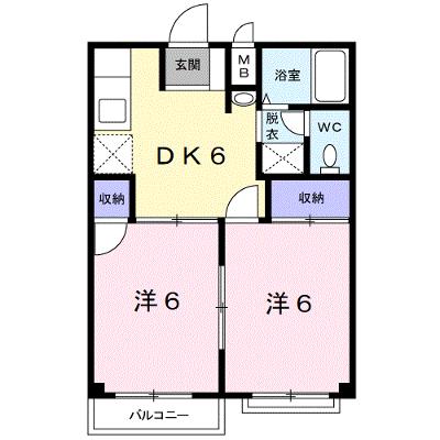 エルハイツＫＯＹＡⅡ 205【管理NO：1-004485301-02040】 ★家具家電は申し込み後に搬入します★ ★2026年10月中旬入居可能★の物件画像
