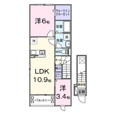 アビタシオン 201【管理NO：1-028655801-02010】 ★家具家電は申し込み後に搬入します★ ★2026年10月上旬入居可能★の物件画像