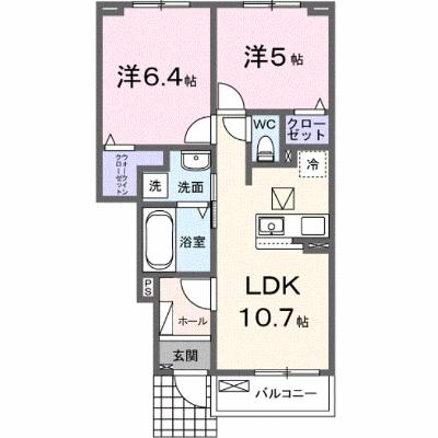 ハウスプリムローズ　Ⅷ 102【管理NO：1-028324501-01020】 ★家具家電は申し込み後に搬入します★ ★2026年09月下旬入居可能★の物件画像