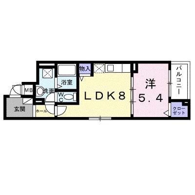 モンテリザイア紀和 302【管理NO：1-028194301-03020】 ★家具家電は申し込み後に搬入します★の物件画像