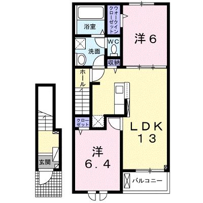 グランディール 203【管理NO：1-026792001-02030】 ★家具家電は申し込み後に搬入しますの物件画像