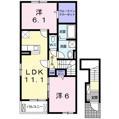 グローリーメゾン 201【管理NO：1-026633201-02010】 ★家具家電は申し込み後に搬入します★の物件画像