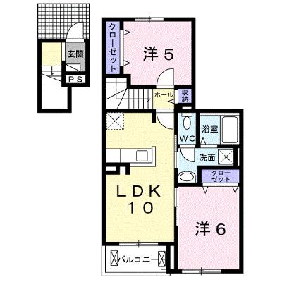 ルミナーレ西浜 203【管理NO：1-025084901-02030】 ★家具家電は申し込み後に搬入しますの物件画像