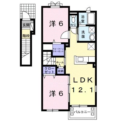 ヴェルソー有本Ⅲ 201【管理NO：1-024686703-02010】 ★家具家電は申し込み後に搬入します★の物件画像