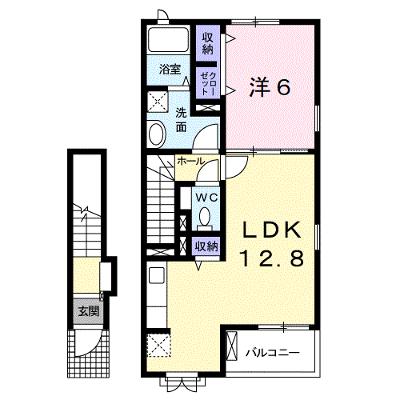 アン・ソレイユ 202【管理NO：1-024359201-02020】 ★家具家電は申し込み後に搬入します★の物件画像