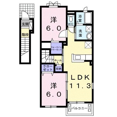ブリッサ・そよ風 201【管理NO：1-024119501-02010】 ★家具家電は申し込み後に搬入しますの物件画像