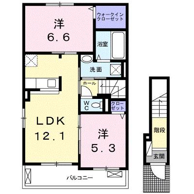 アミティエⅠ 201【管理NO：1-023997201-02010】 ★家具家電は申し込み後に搬入します 2026年08月中旬入居可能の物件画像