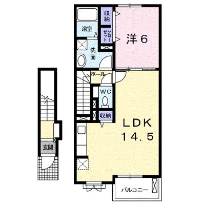 ミレ　グランデ　Ⅰ 203【管理NO：1-023681601-02030】 ★家具家電は申し込み後に搬入しますの物件画像
