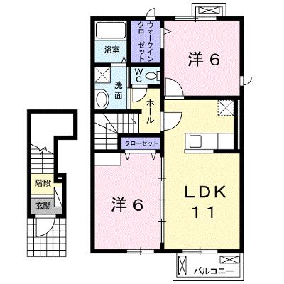 パンセリノス 202【管理NO：1-023461701-02020】 ★家具家電は申し込み後に搬入します★の物件画像