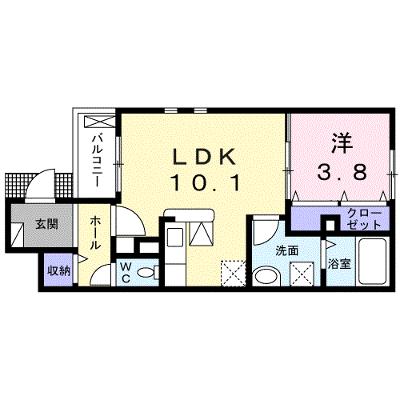 藍 101【管理NO：1-021620901-01010】 ★家具家電は申し込み後に搬入しますの物件画像
