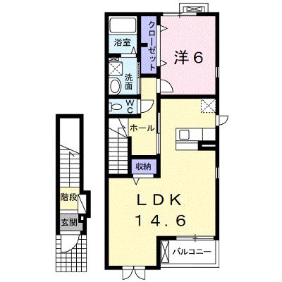 コルテーゼ　Ⅲ 203【管理NO：1-020839002-02030】 ★家具家電は申し込み後に搬入します★の物件画像