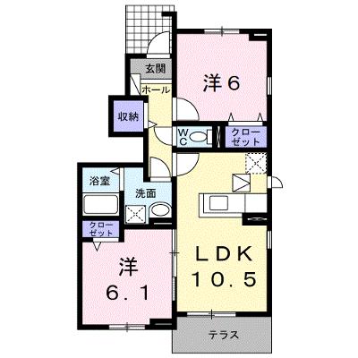 シエル・エトワレ 101【管理NO：1-020068201-01010】 ★家具家電は申し込み後に搬入します★の物件画像
