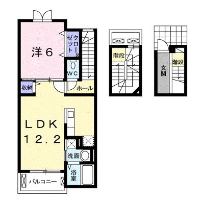 アンジュールＡＲＩＤＡ　Ⅰ 302【管理NO：1-019844701-03020】 ★家具家電は申し込み後に搬入しますの物件画像
