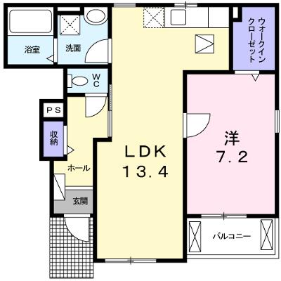 ラ・ヴィーユⅢ 103【管理NO：1-019379701-01030】 ★家具家電は申し込み後に搬入しますの物件画像
