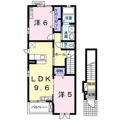 アルコバレーノ　Ｃ 201【管理NO：1-018782101-02010】 ★家具家電は申し込み後に搬入します★の物件画像