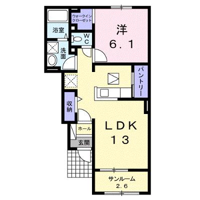ラパンⅠ 102【管理NO：1-018410301-01020】 ★家具家電は申し込み後に搬入しますの物件画像
