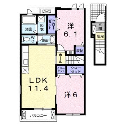 グランリアン　Ⅱ 205【管理NO：1-017064502-02040】 ★家具家電は申し込み後に搬入します 2026年07月中旬入居可能の物件画像