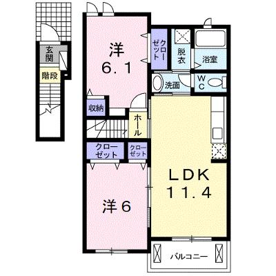 ブルーシエル浜の宮　Ⅰ 202【管理NO：1-016999801-02020】 ★家具家電は申し込み後に搬入します★の物件画像