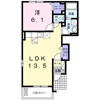 グロワール　Ａ 101【管理NO：1-016207001-01010】 ★家具家電は申し込み後に搬入します★の物件画像
