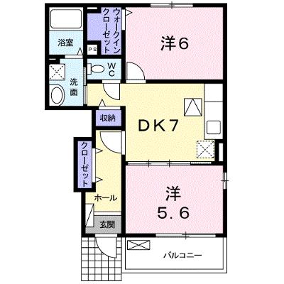 スウィート朝日　Ⅱ 105【管理NO：1-016077602-01040】 ★家具家電は申し込み後に搬入しますの物件画像