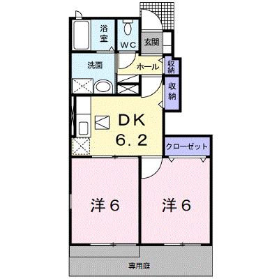 コートジュネス　Ⅲ 102【管理NO：1-015564801-01020】 ★家具家電は申し込み後に搬入します★の物件画像