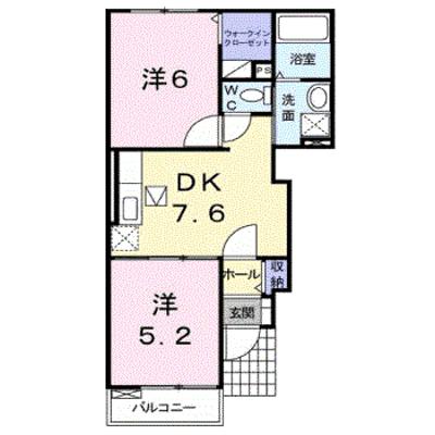 アヴニール　Ⅰ 103【管理NO：1-014692401-01030】 ★家具家電は申し込み後に搬入します★の物件画像