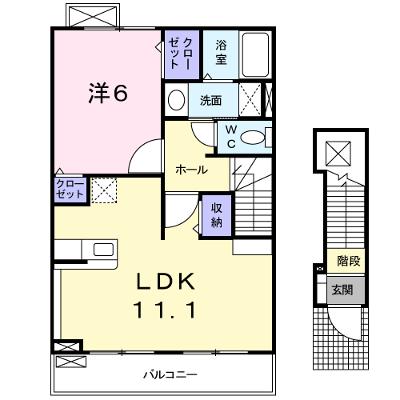 ハーベストホーム壱番館　Ⅱ 202【管理NO：1-014672102-02020】 ★家具家電は申し込み後に搬入します★の物件画像