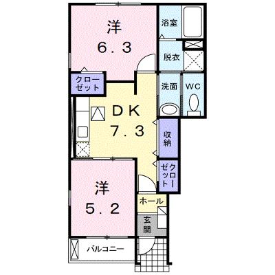 エテルノ　Ⅰ 101【管理NO：1-014474501-01010】 ★家具家電は申し込み後に搬入します★の物件画像