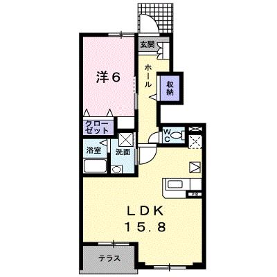 メリー・プラッツ　Ⅰ 102【管理NO：1-013676601-01020】 ★家具家電は申し込み後に搬入します★の物件画像
