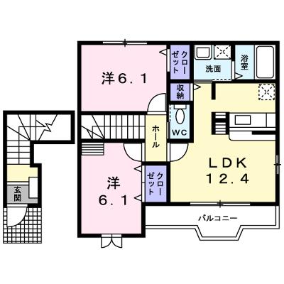 アルモニー　Ⅰ 203【管理NO：1-013653101-02030】 ★家具家電は申し込み後に搬入しますの物件画像