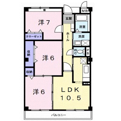 カーサグリーンⅡ 102【管理NO：1-011846501-01020】 ★家具家電は申し込み後に搬入します★の物件画像