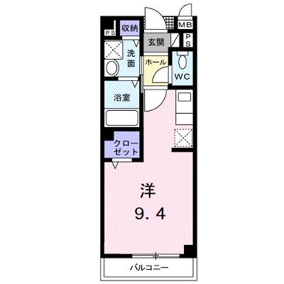 シャン・ド・フルール 201【管理NO：1-011401401-02010】 ★家具家電は申し込み後に搬入します★の物件画像