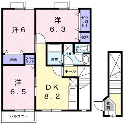 エスポワールⅠ 202【管理NO：1-010597701-02020】 ★家具家電は申し込み後に搬入します★の物件画像