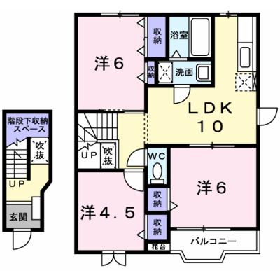 サンビーチ毛見Ⅰ 203【管理NO：1-007815701-02030】 ★家具家電は申し込み後に搬入します★の物件画像