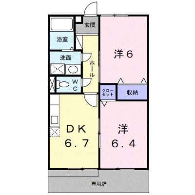 リバティツインⅡ 101【管理NO：1-007002802-01010】 ★家具家電は申し込み後に搬入します★の物件画像