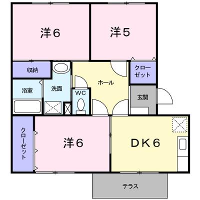 エルハイツ大岡 103【管理NO：1-004720401-01030】 ★家具家電は申し込み後に搬入します★ ★2026年08月中旬入居可能★の物件画像