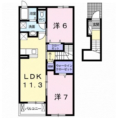 プラム・アネックス 202【管理NO：1-025807501-02020】 ★家具家電は申し込み後に搬入しますの物件画像