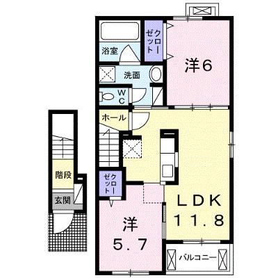 グランプラザ弐番館 203【管理NO：1-021155502-02030】 ★家具家電は申し込み後に搬入します 2026年08月上旬入居可能の物件画像