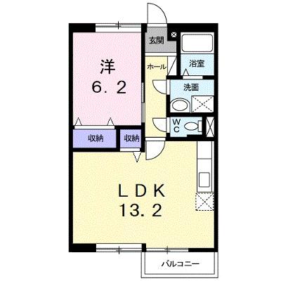 メゾンネイティブピーチ 206【管理NO：1-005258001-02050】 ★家具家電は申し込み後に搬入します★の物件画像
