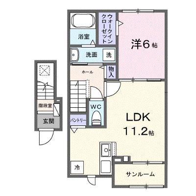 ＳＯＲＡ 203【管理NO：1-028262801-02030】 ★家具家電は申し込み後に搬入します 2026年09月上旬入居可能の物件画像