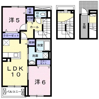 ベル・カーサ 303【管理NO：1-025298001-03030】 ★家具家電は申し込み後に搬入します★の物件画像